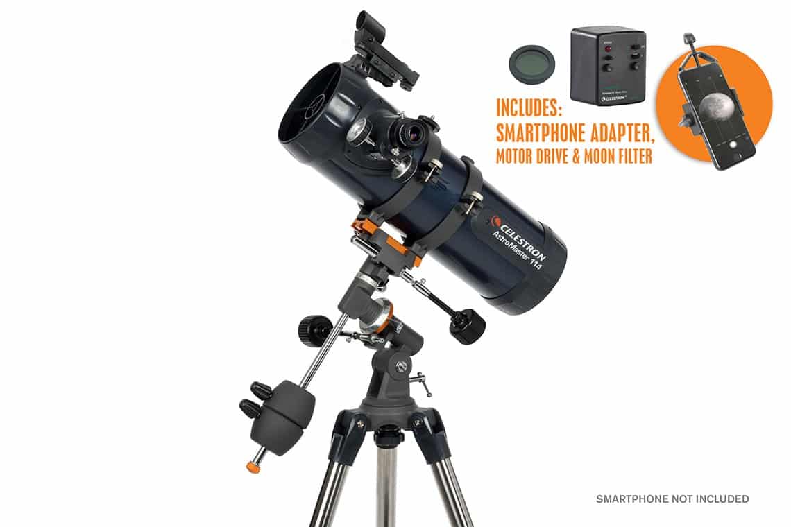 Astromaster 114EQ-MD con Adattatore Smartphone