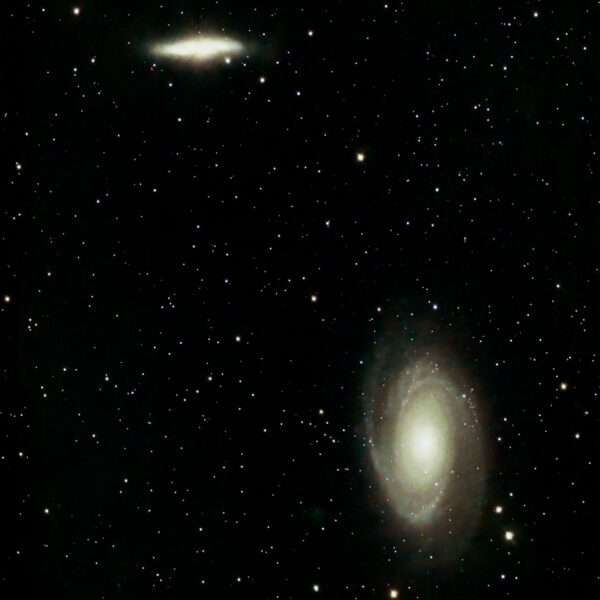 M81 e M82 - 10 minuti di posa - Pontresina CH
