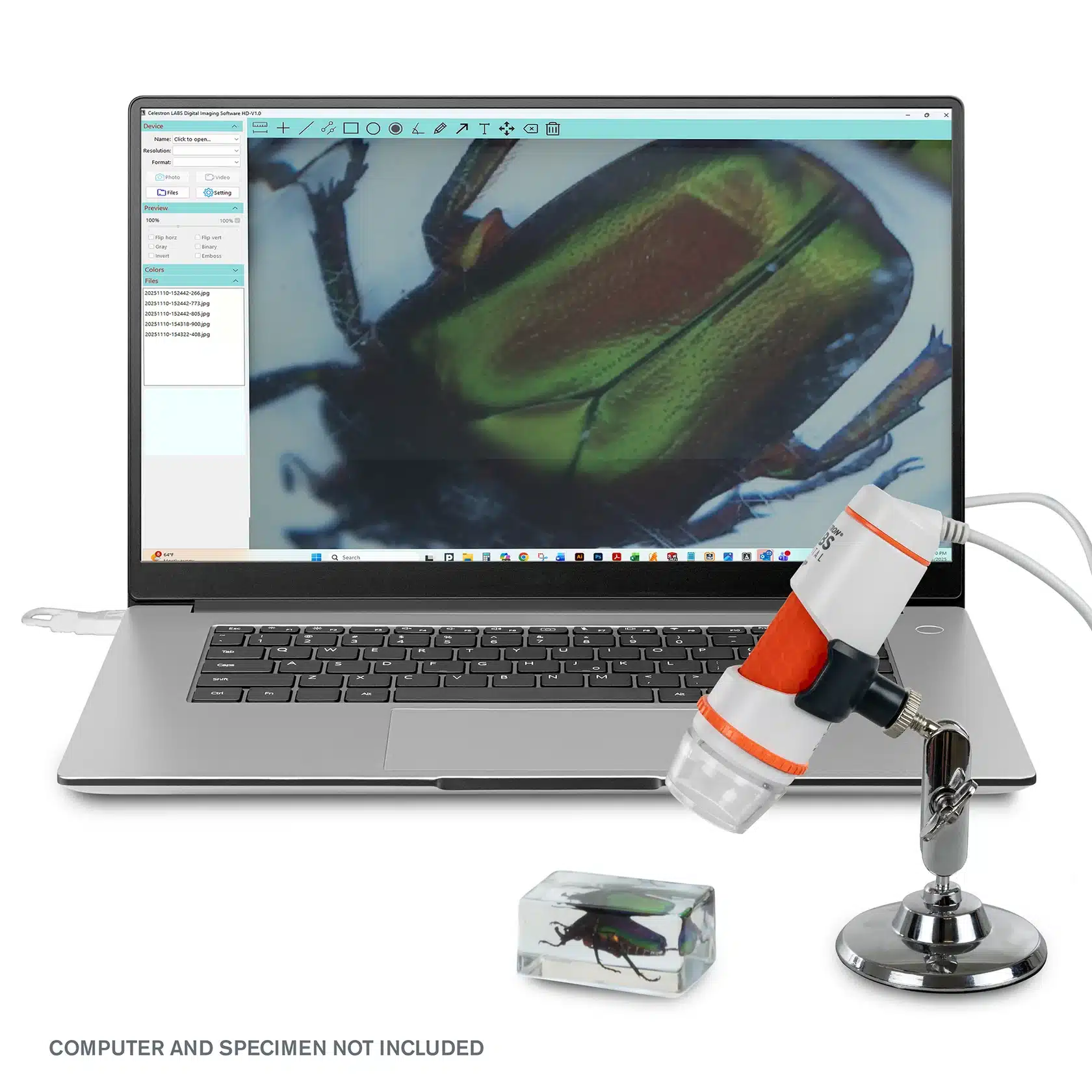 Celestron Labs Digital 2MP Microscopio