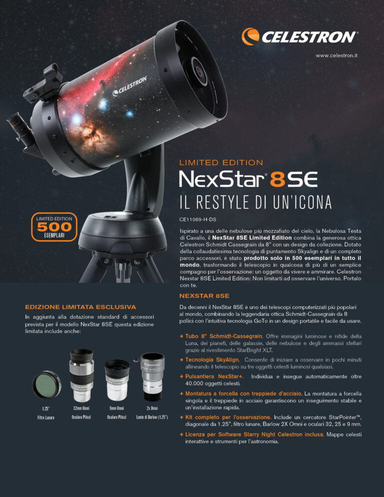 Scopri di più sull'articolo Celestron Nexstar 8SE Limited Edition